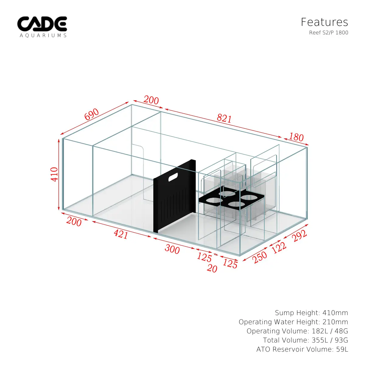 CADE Reef S2/P 1800