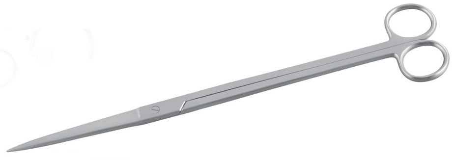 Aquatix Long Scissors Straight blades, 25cm