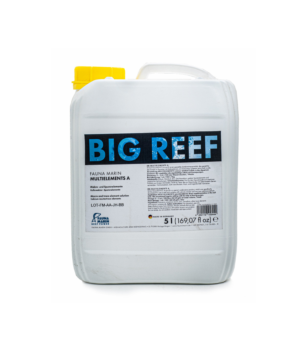 Big Reef Multi Elements A 5000ml Fauna Marin Multi Elements A 5000 ml