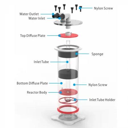 Bubble Magus MR-100 ראקטור למדיה