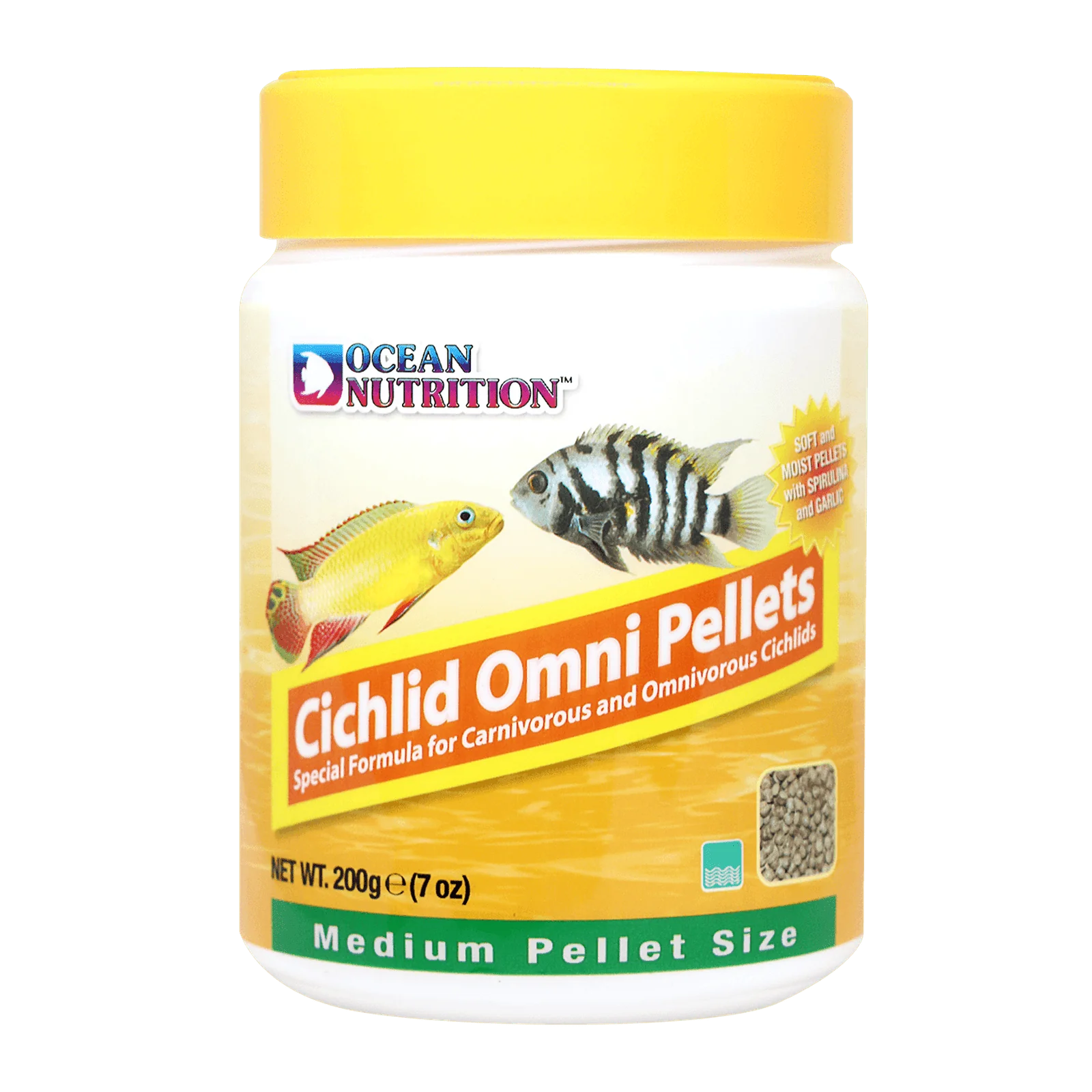 Ocean Nutrition Cichlid Omni Pellets 200g Medium