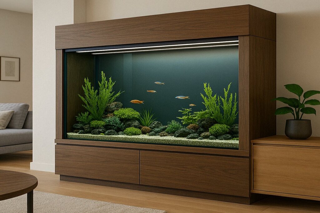 בניית אקווריום לפי מידה – פתרון חכם לעיצוב הבית